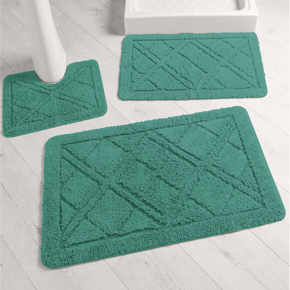 Tapis de bain losanges (eucalyptus) Tapis de bain losanges (eucalyptus)